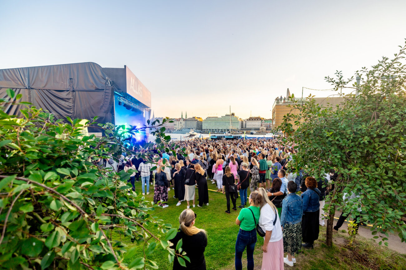 Näkymä Allas Poolin sisäpihalle